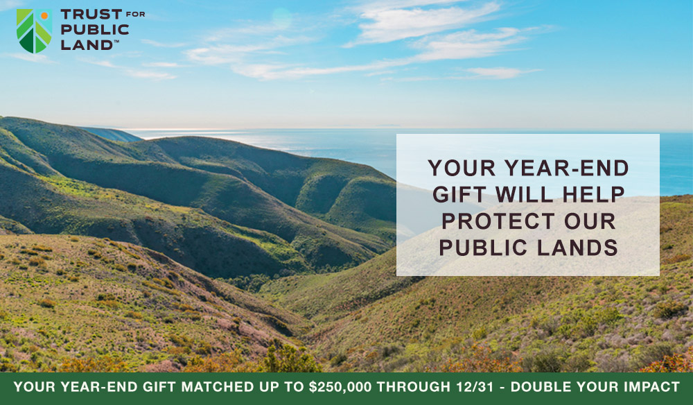 CA  Mansdorf Property / Keep natural landscapes natural for generations to come. Your year-end gift matched up to $250,000. Double your impact.