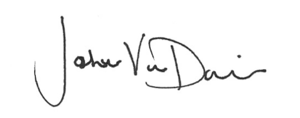 Josh VanDavier Signature