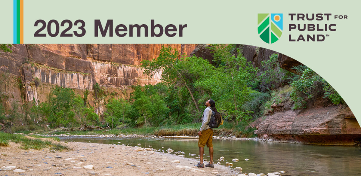 Vote The Trust for Public Land | 2023 Membership Card