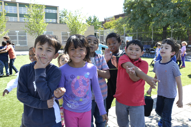 Children smiling 